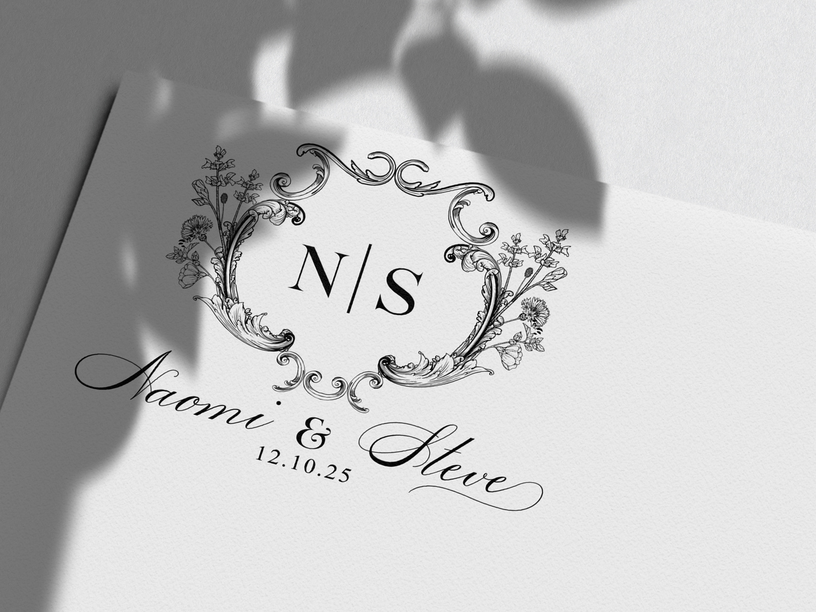 Elegant Wedding Logo Design by weddinglinvit on Dribbble