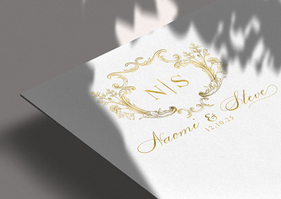 Bespoke Wedding Monogram bespoke wedding logo custom monogram custom wedding logo design illustration logo luxury logo luxury wedding logo wedding logo wedding monogram