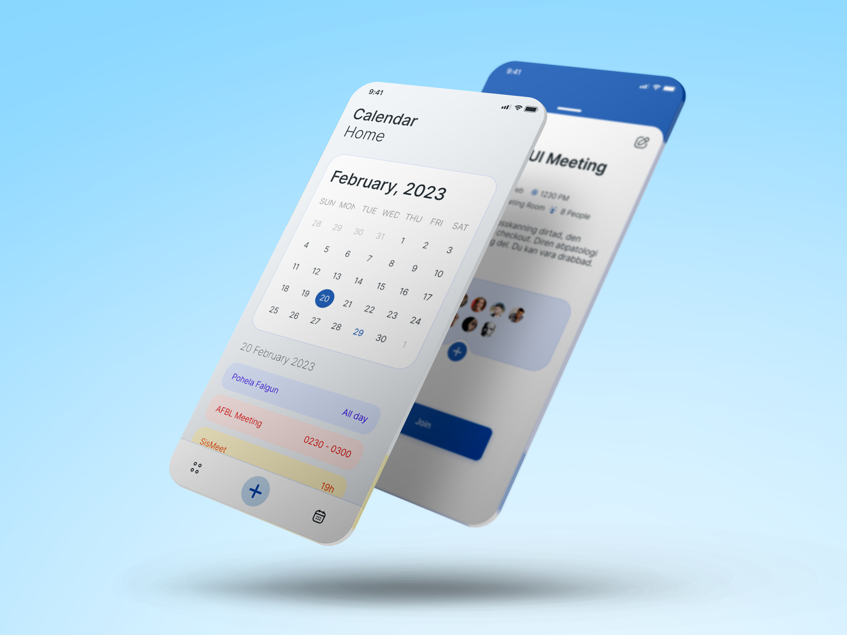Meeting App UI app calendar app corporate app ui corporate mobile app dashboard ui design event app meeting app mobile product uiux mobile ui design office app ui office management product design ui user experience user interface