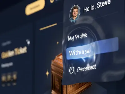 A 3D Journey through Your Ideas 3d aftereffects animation cinema4d dashboard glass gold motion graphics nft octane render ui website