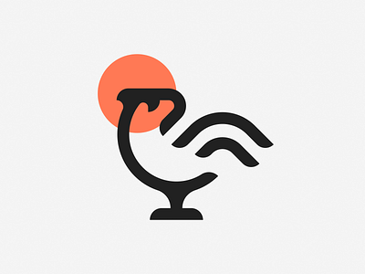 Bird! bird birds brand branding business design eagle icon illustration japan light logo logo design mark minimal saas startup sun symbol wings