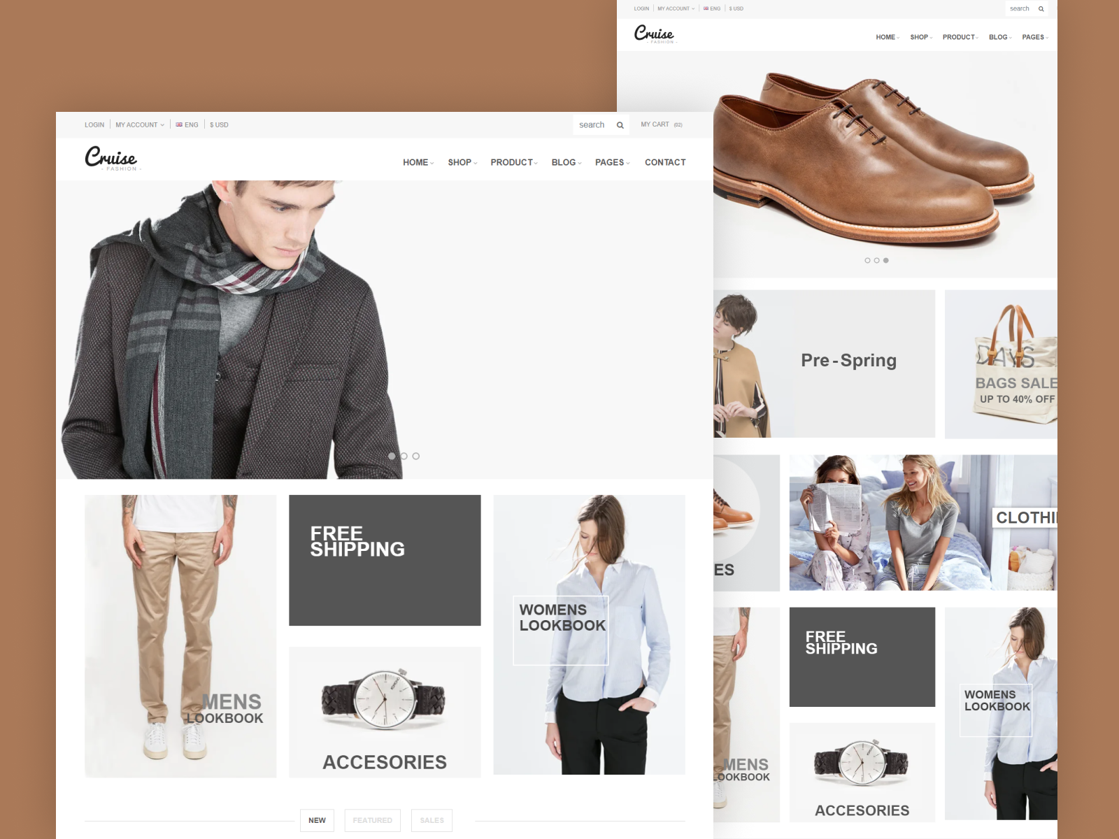 Fashion Luxury HTML Template Using Bootstrap - Cruise By HasTech On ...