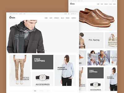 Fashion Luxury HTML Template using Bootstrap - Cruise clean html5 modern responsive shopping store