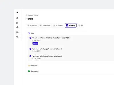 Stratis UI - Task Progress app clean dashboard design details figma interface list manage minimal project settings simple task ui ui design ui kit ux ux design web