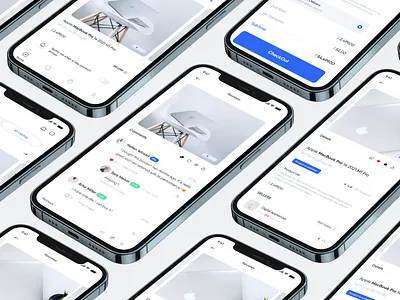 Product pages - Application app app design app ui application clean design mockup online online shop pages product product pages store ui ui app uiux ux ux app