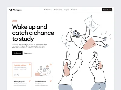 Web UI line illustrations basic branding character design getillustrations illustration illustrations ink line outline pastel support team ui user interface ux vector web website