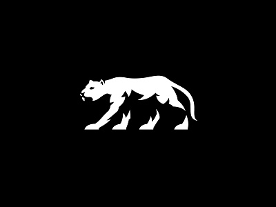 The Night Hunter animal beast design female lion illustration female lion logo hunt illustration lion lion hunting lion hunts lion illustration lion logo logo logo design logo designer negative space night