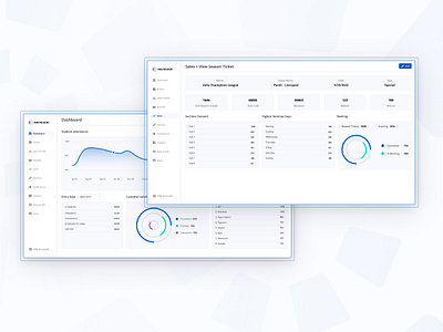 Naviguide - Admin Portal For Stadium Management admin portal admin sales admin ux back office dashboard football football team navigation roles sales sales management sales ux seats seats management stadium stadium management stadium ui staff management ticket sales transactions