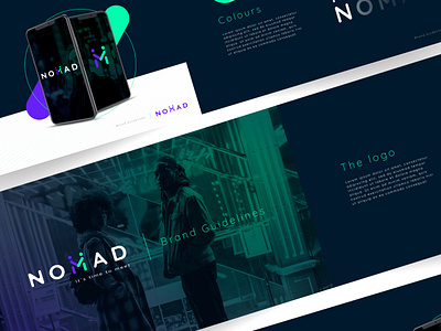 Nomad Brand Guidelines branding design