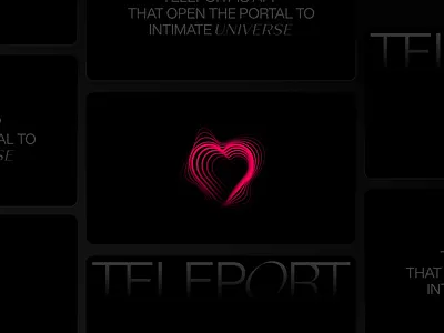 Teleport Logo brand brand identity branding date dating app design graphic design heart inspiration logo logo animation logotype love rebranding