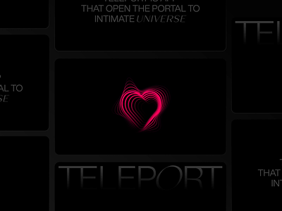 Teleport Logo brand brand identity branding date dating app design graphic design heart inspiration logo logo animation logotype love rebranding