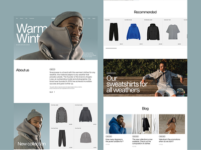 Snazzywear - ecommerce Landing Page clean concept design design e commerce ecommerce fashion homepage landing page marketplace nike online store streetwear style ui ux web web design website website design