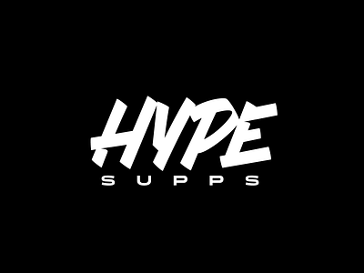 HYPE Supps calligraphy font lettering logo logotype typography vector