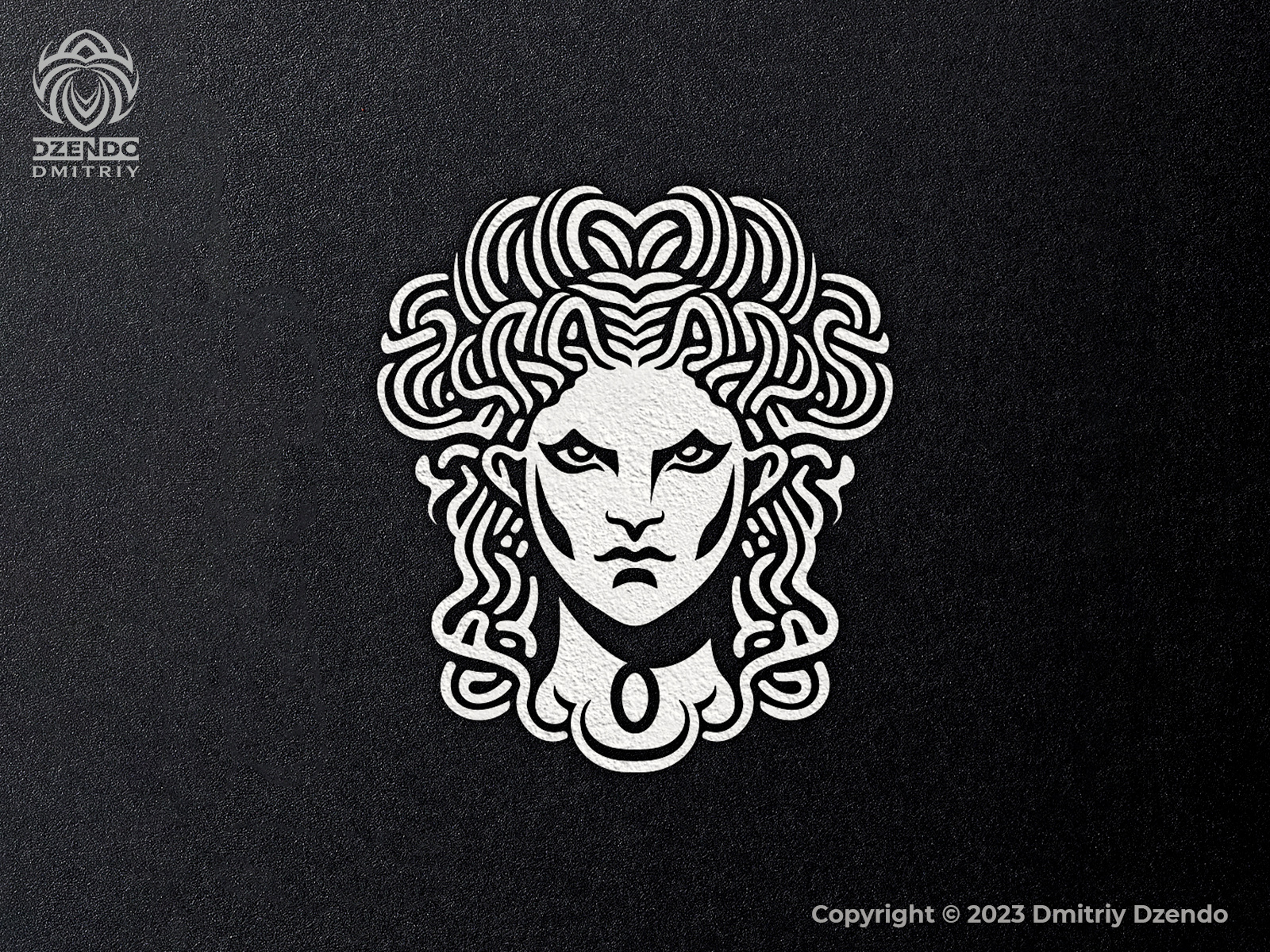 Medusa Gorgon logo by Dmitriy Dzendo on Dribbble