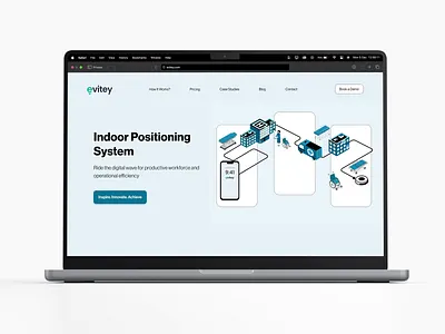Animation for Indoor Positioning SAAS Product animation design motion graphics ui uidesign uiux web website websitemotion