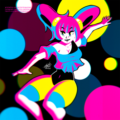 Amy anime brand cartoon network challenge character design colors design drawing illustration oc original character