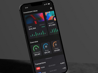 Eclipse - Figma dashboard UI kit for data design web apps android app chart charts coin crypto dashboard dataviz desktop infographic invest ios mobile money netflix phone smartphone statistic template ui