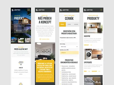 Lextav - Mobile responsive design design home homepage mobile mobiledesign slovak ui web webdesign