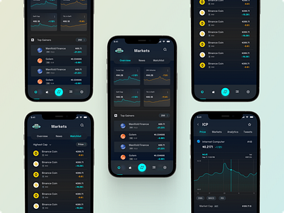 Hero Wallet - Blockchain Wallet app design ui ux