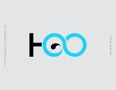 Happy Global Oil Trading Co. (HGO) company identity identity design industry logo minimal logo modern logo oil gas trading compnay