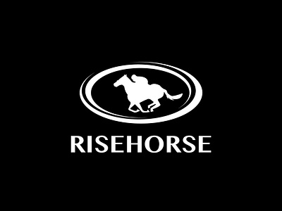 Rise Horse Logo branding design graphic design horse icon kuda logo logo kuda logos logotype rise horse logo simple logo symbols templates vector