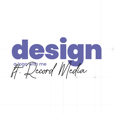 Design a Logo With Me branding color scheme design digital art fonts graphic design ideas illustration logo typography
