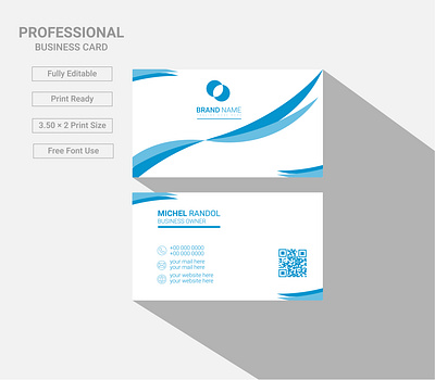 Modern Business Card Template print