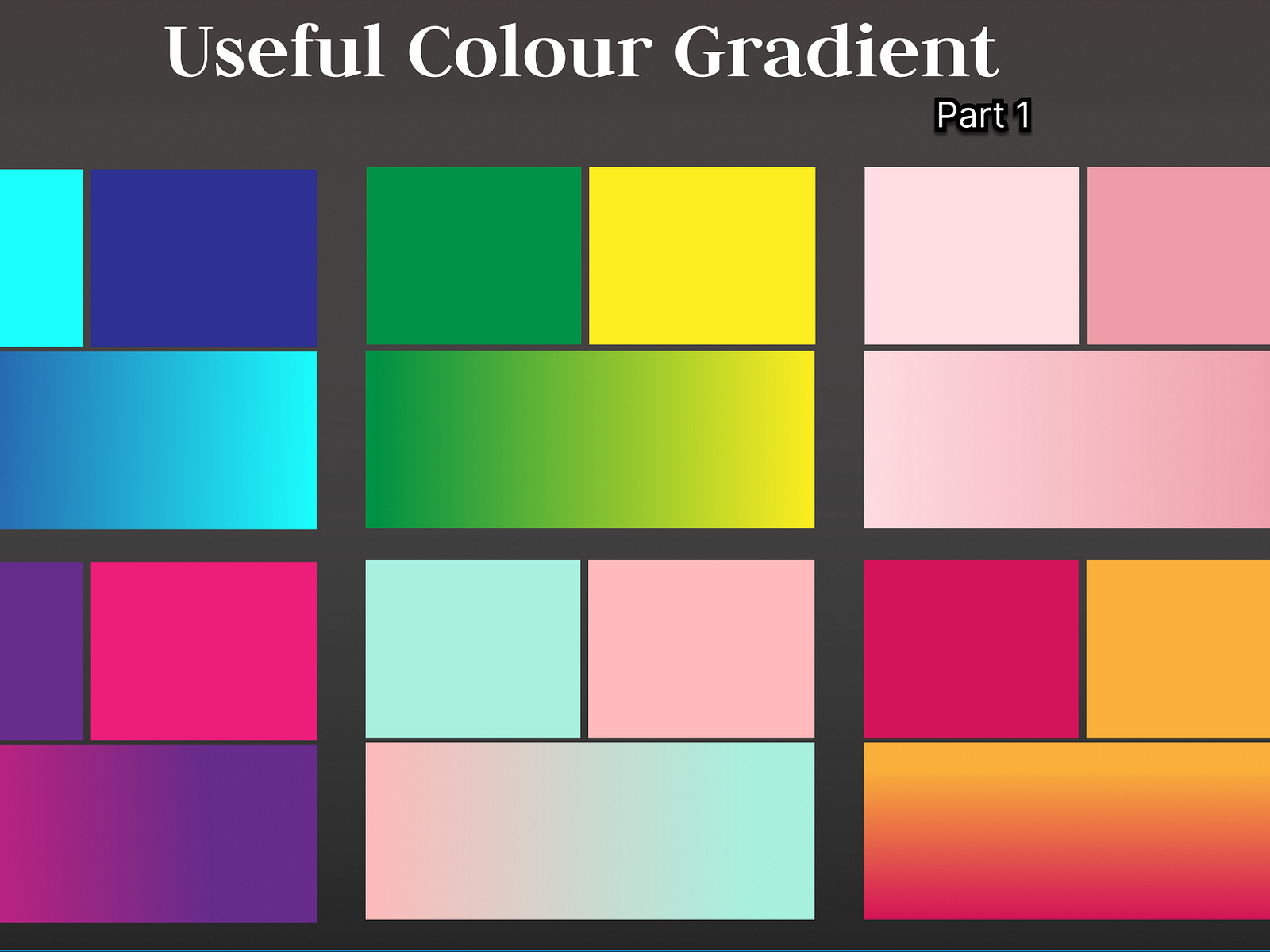 Gradient can change the feel of eyes.. so of your product by Rishav Raj ...