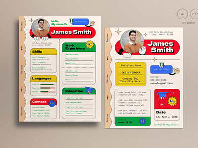 Green Retro Resume clean resume cover letter creative resume curriculum vitae cv cv design cv template free cv free cv template free resume free resume template minimal resume modern cv modern resume professional resume resume resume clean resume cv resume design resume template