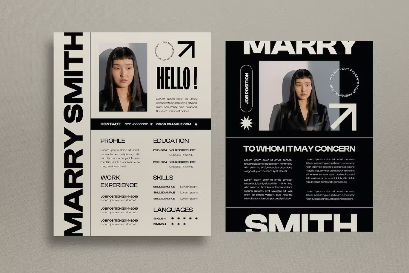 Mono Swiss Resume by Resume CV on Dribbble