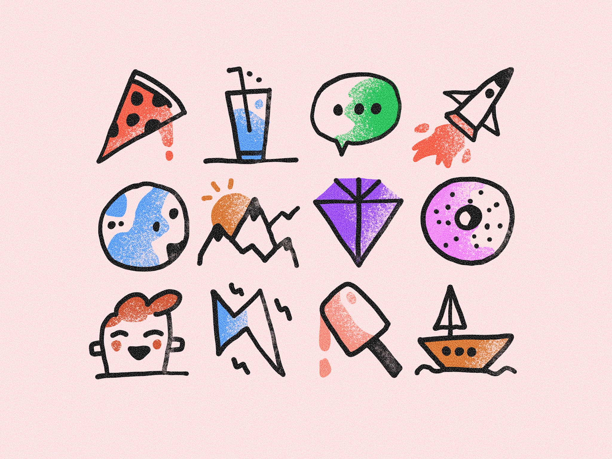 Handrawn Icons by Darius Dan on Dribbble