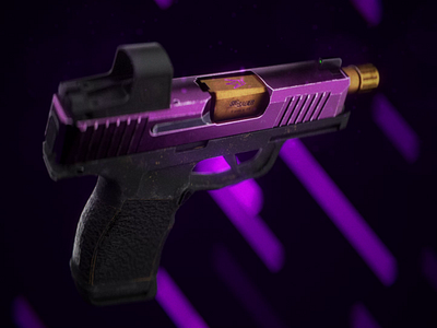 SIG SAUER | 3D GUN Visualization 3d 3d graphics 3d model animation cg detailed gun modeling motion graphics pistol render skin