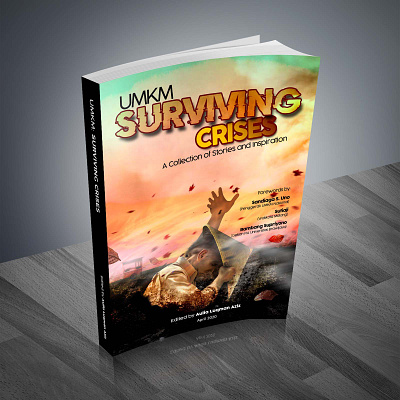 BOOK COVER UMKM SURVIVING CRISES book cover book design cover cover design design ebook graphic design