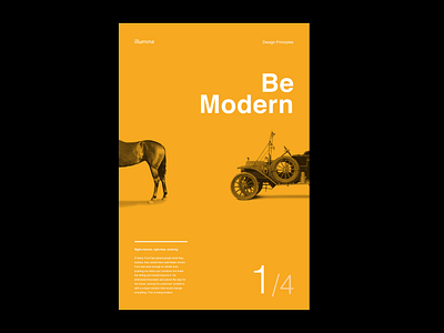 Design Principle Posters bold clean design minimal poster