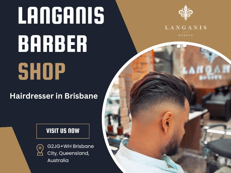 Hairdresser in Brisbane Langanis Barber by Preeti Tomar on Dribbble
