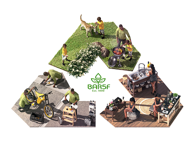 Live Diorama — Animation Loop 3d 3d animation 3d illustration animation diorama environment infographic lifestyle loop loop animation nature recycle recycling responsibility reuse sustainability