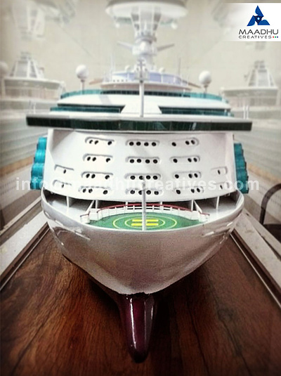 Front-Miniature-Cruise-Ship-Model-Maker-Maadhu-Creatives boat cruise marine ship