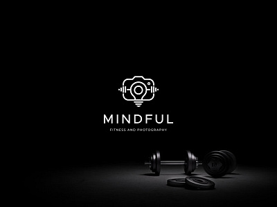 Mindful fitness and photography Logo Branding. animation brand guideline branding branding identity creative logo design fitness logo graphic design gym logo illustration logo logo design logo love logo type modern logo motion graphics photography logo ui vector