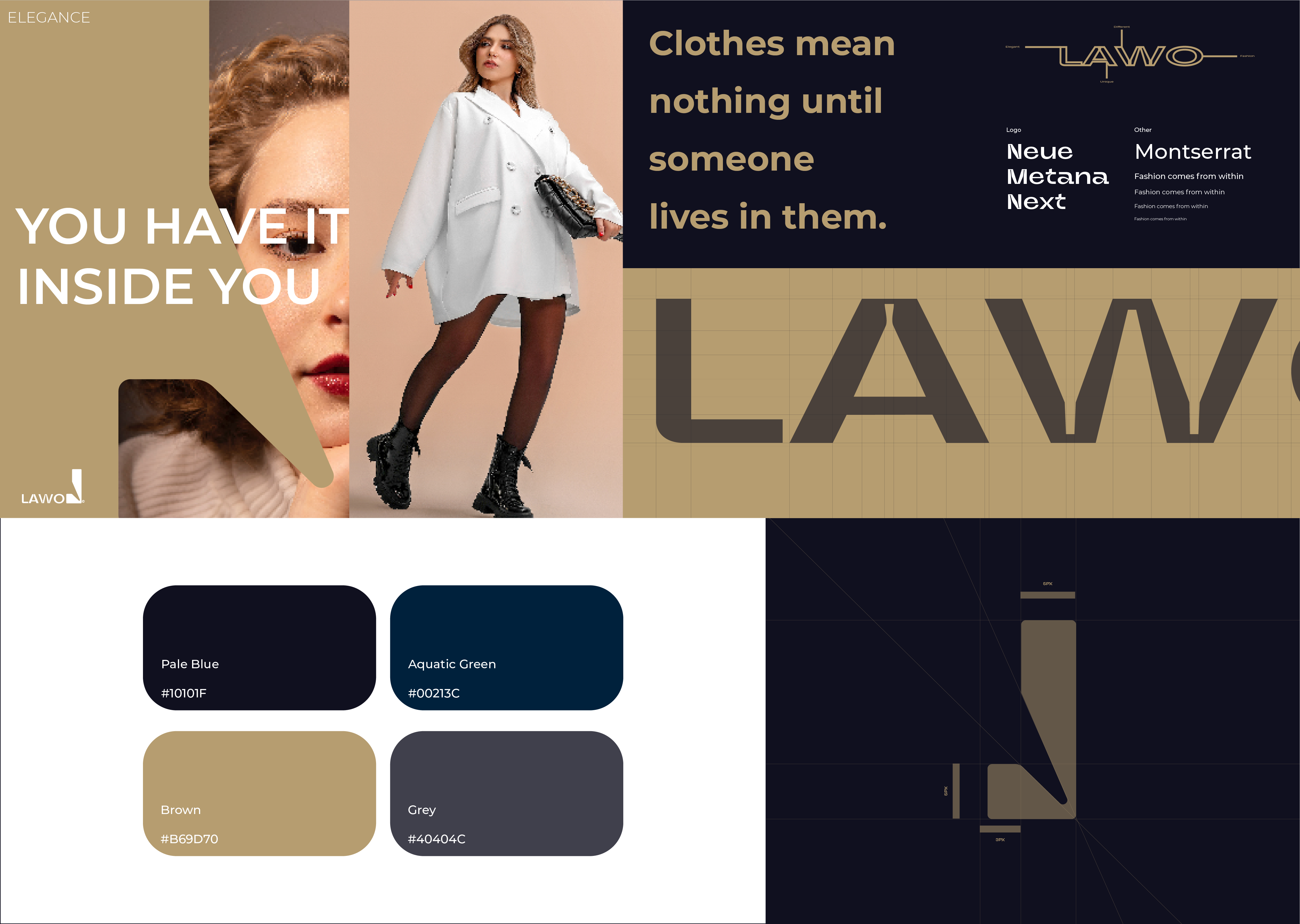 Lawo Fashion School adobe art artwork branding concept creative design designer education fashion graphic design illustration logo logo designer logomark minimal school style ui vector