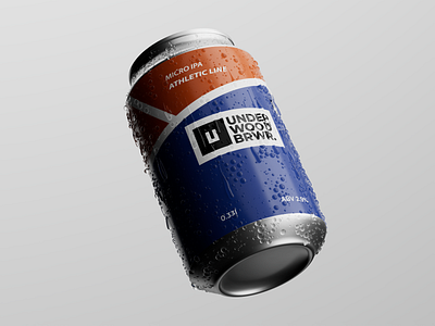ATHLETIC LINE: MICRO IPA 3d 3d motion ad ae animation beer branding can cinema4d design graphic design modern motion graphics redshift