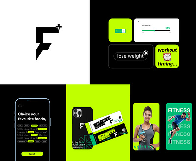 Fit Plus®️| Visual identity app branding design graphic design illustration logo typography ui ux visual identity