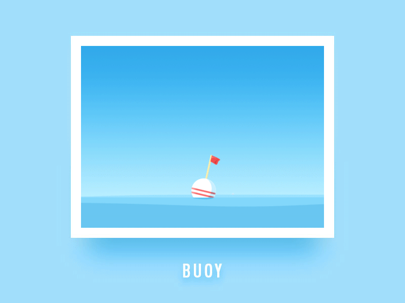 Buoy animation graphic design illustration