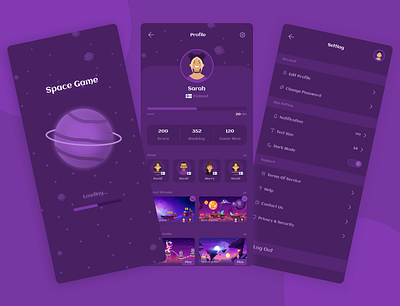 Daily ui #006 - User Profile and Settings animation app booking hotel branding daily ui design game graphic design illustration logo profile setting ui user userprofile ux