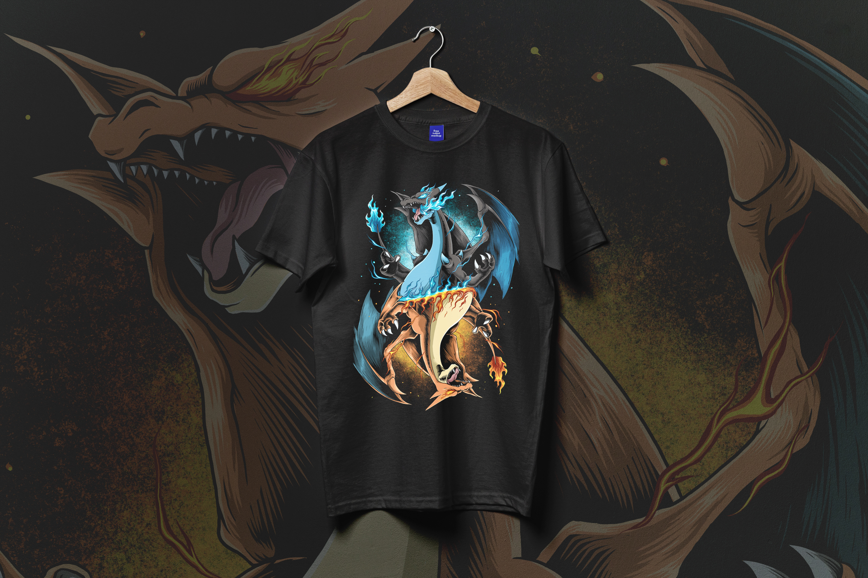 Example of Anime T Shirt Illustration