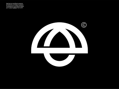 Mushroom Logo Design lettermark