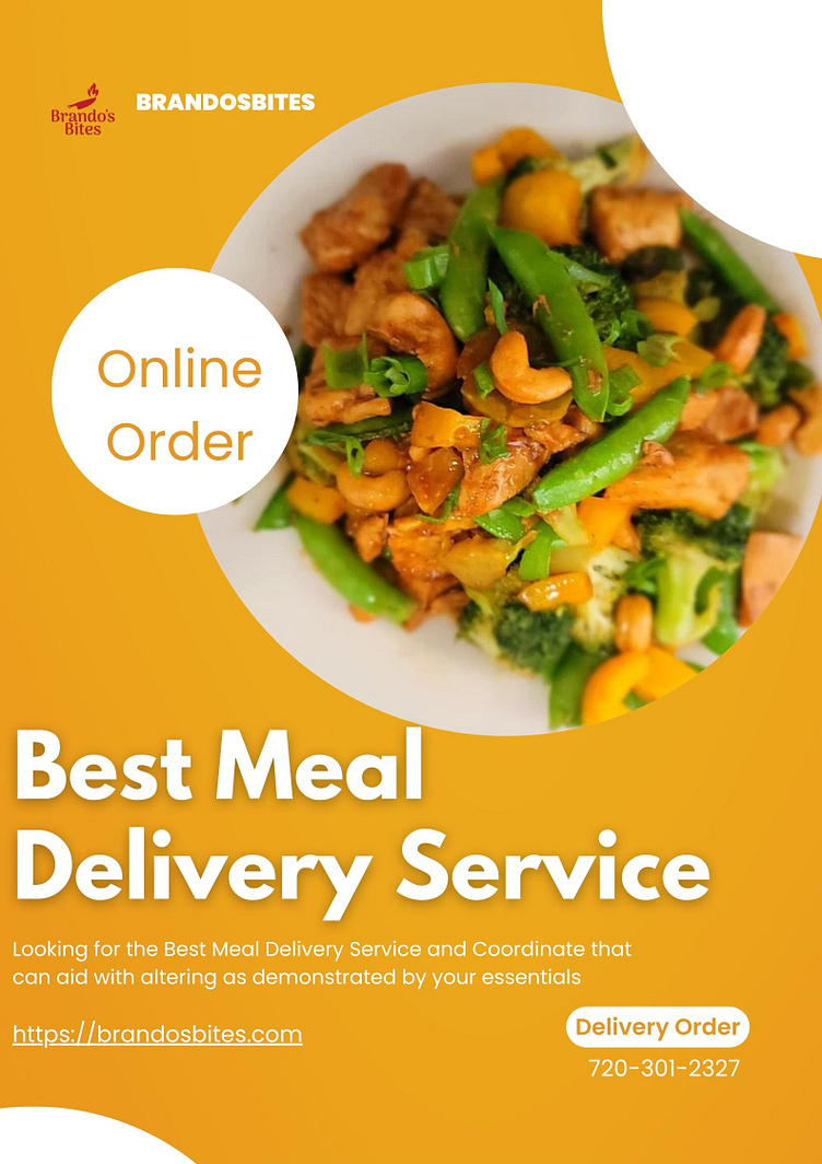 Best Meal Delivery ServiceMix & Match by Brandos Bites on Dribbble