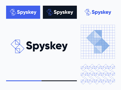 Spyskey Var.2 data design idea logo polygon s spyskey