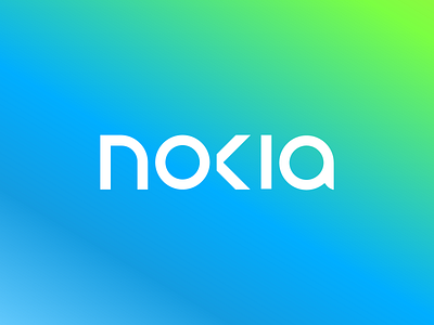 Nokia Logo Redesign blockchain branding business coding design device finance gradient icon identity illustration lettering logo mark mobile nokia rebranding tech typography vector