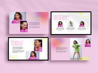 Modern Colorful Business Presentation CANVA Template brand brand presentation canva template fashion free template graphic design presentation