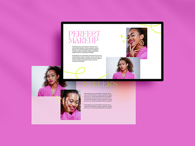 Modern Colorful Business Presentation CANVA Template brand canva canva template design free template graphic design makeup presentation
